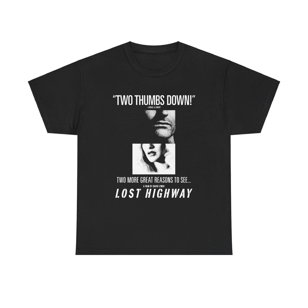 Lost Highway Two Thumbs Down - David Lynch Movie Shirt Black
